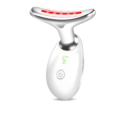 Massageador Facial Led Fototerapia Lifting Papada Pescoço Usb