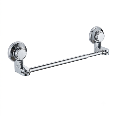Porta Toalha Banheiro Suporte Inox Ventosa Vácuo Sem Furo